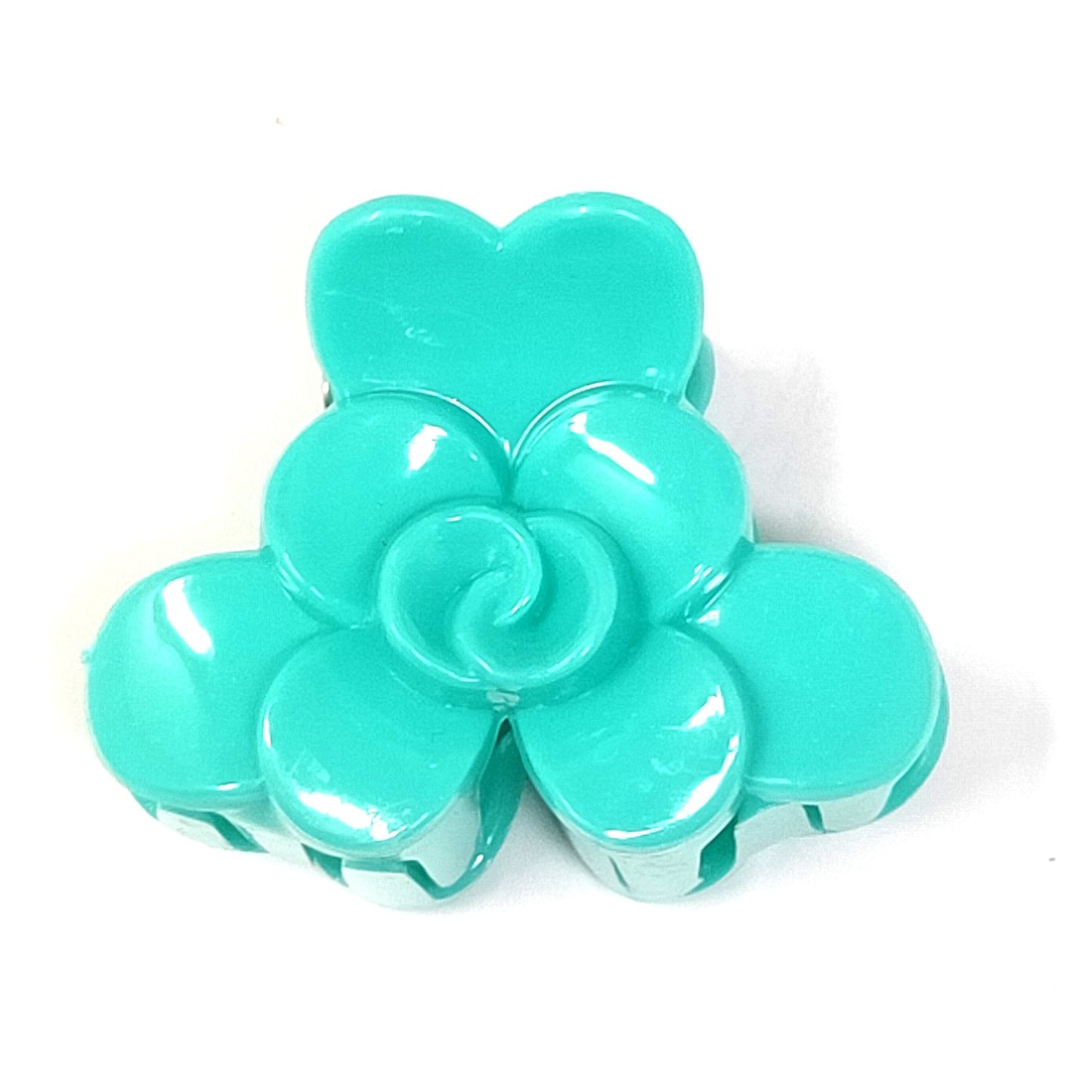 Anokhi Ada Floral Plastic Small Hair Clutchers / Hair Claws for Girls and Women (Multi-Colour; Pack of 12) 95-05