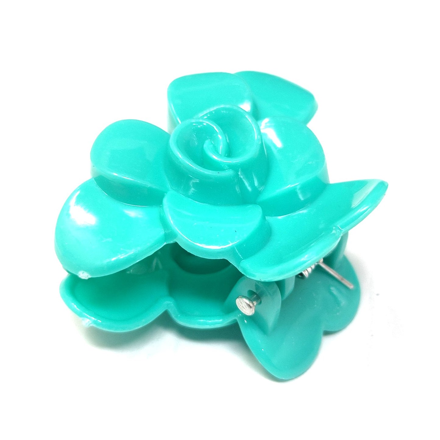 Anokhi Ada Floral Plastic Small Hair Clutchers / Hair Claws for Girls and Women (Multi-Colour; Pack of 12) 95-05