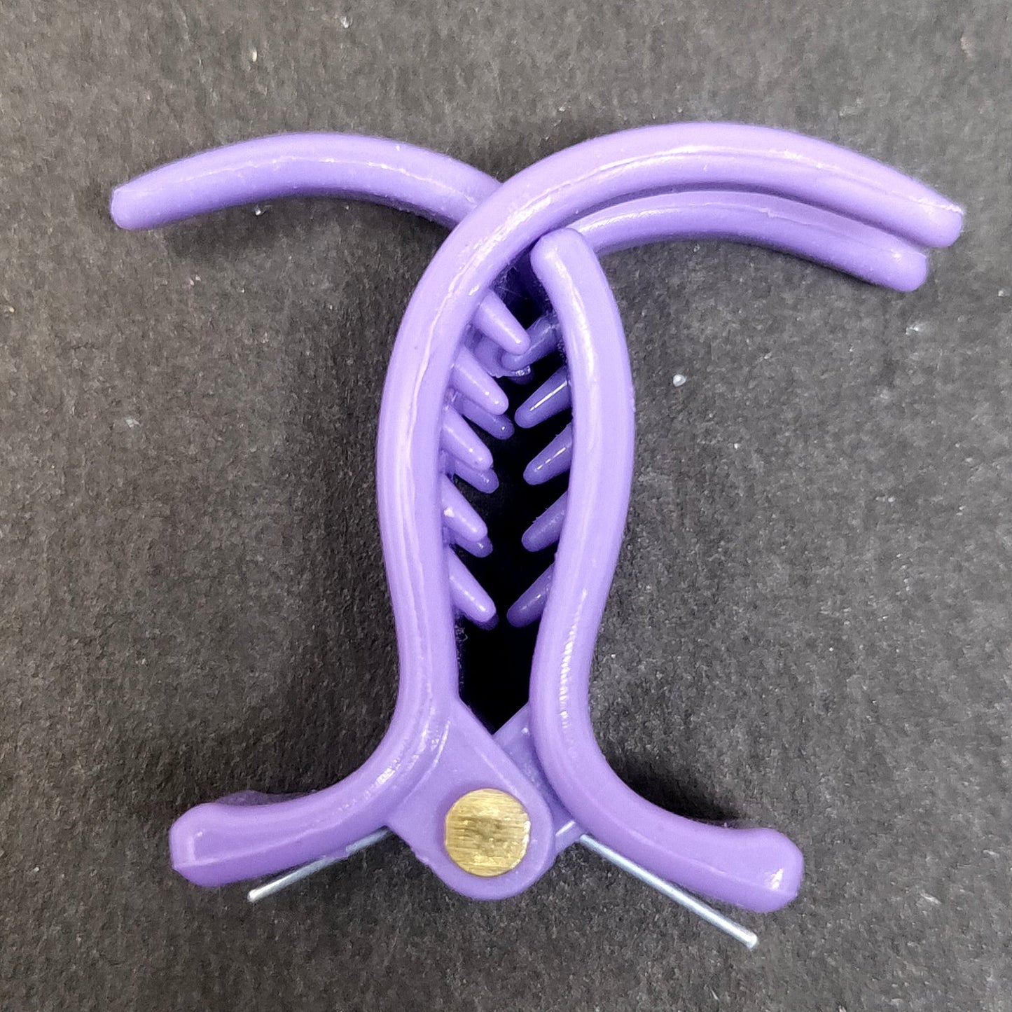 Anokhi Ada Three Teeth Plastic Small Hair Clutchers / Hair Claws for Girls and Women (Multi-Colour; Pack of 12) 95-08