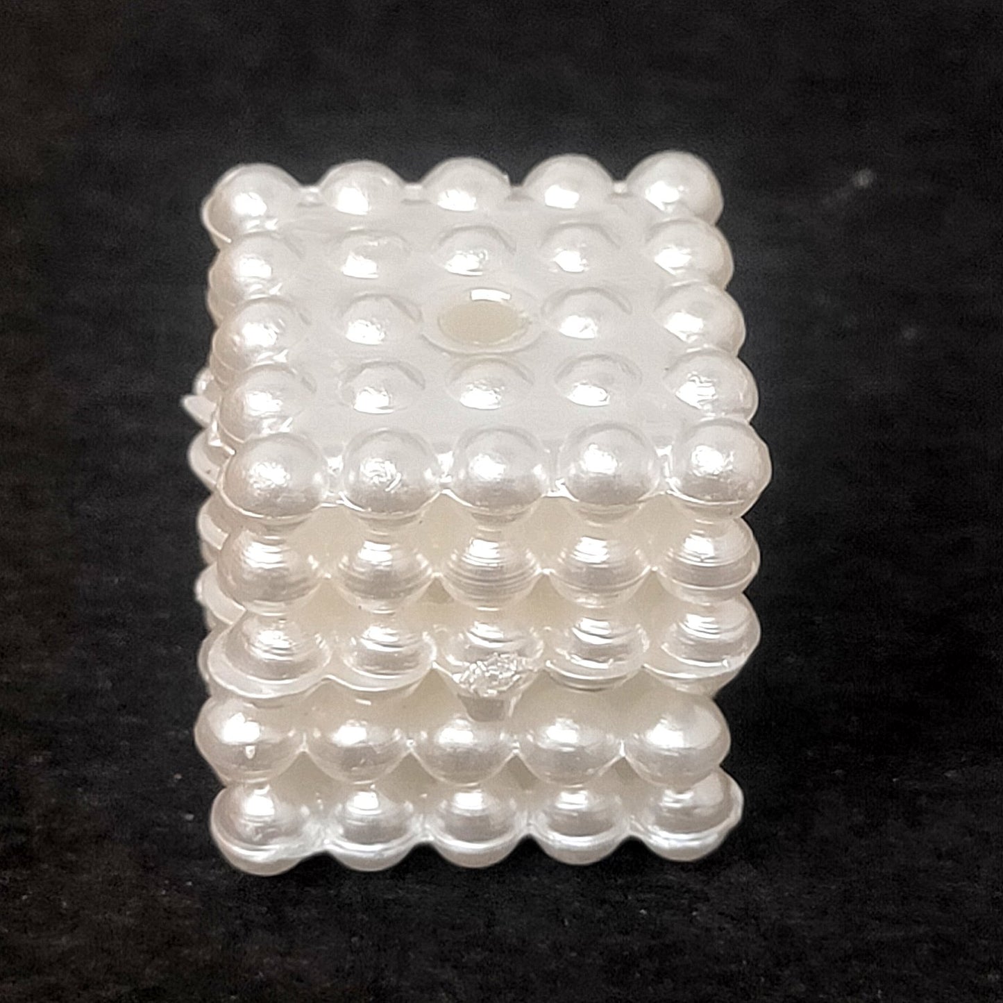14 mm Cube shape Beads for Jewellery Making and Decoration (5 Beads) - 96-04