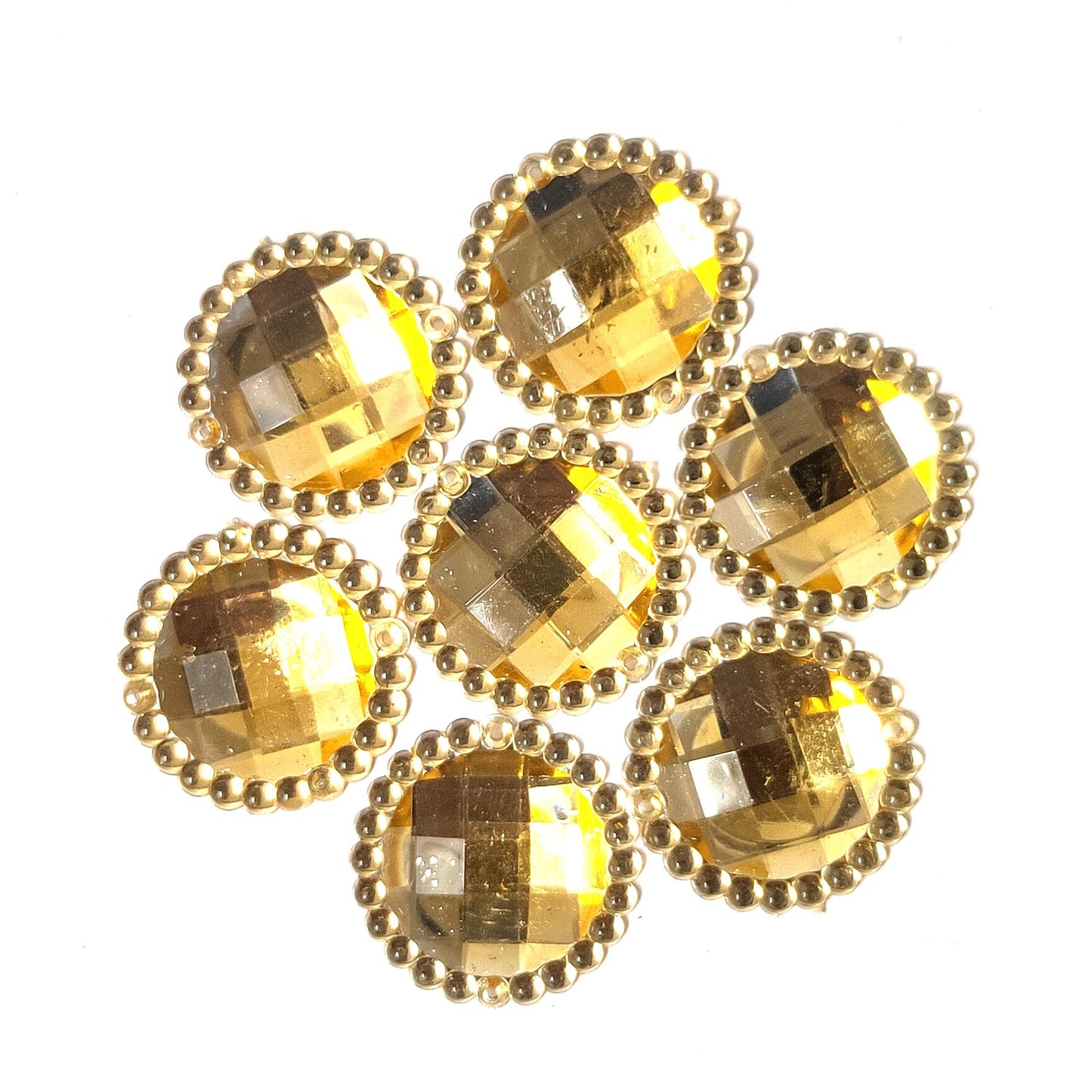 25 mm Plastic Beads for Jewellery Making and Decoration (10 Beads) - 96-10