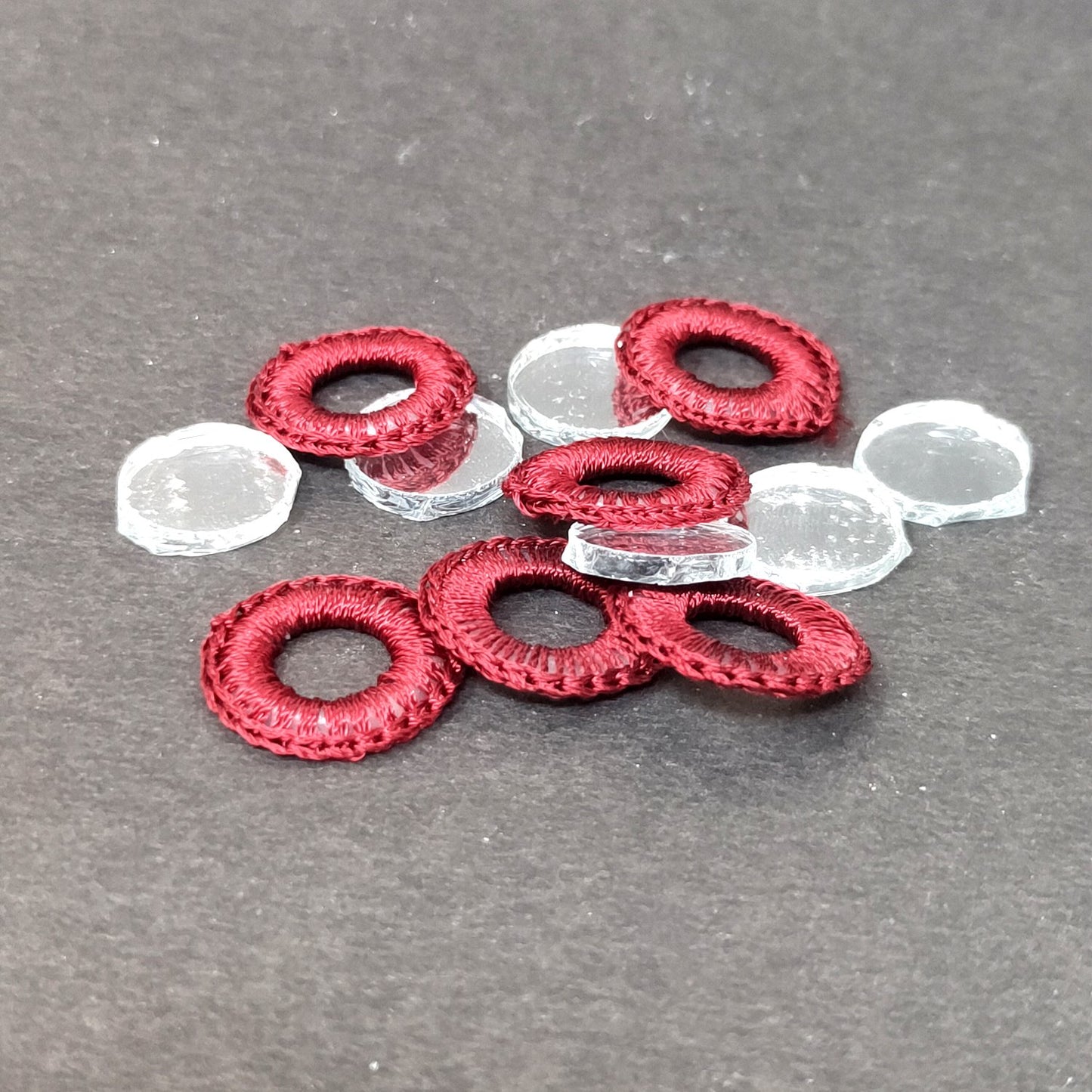 20 mm Frame with Mirror Beads for Various DIY and Craft Work (12 Beads) 96-17