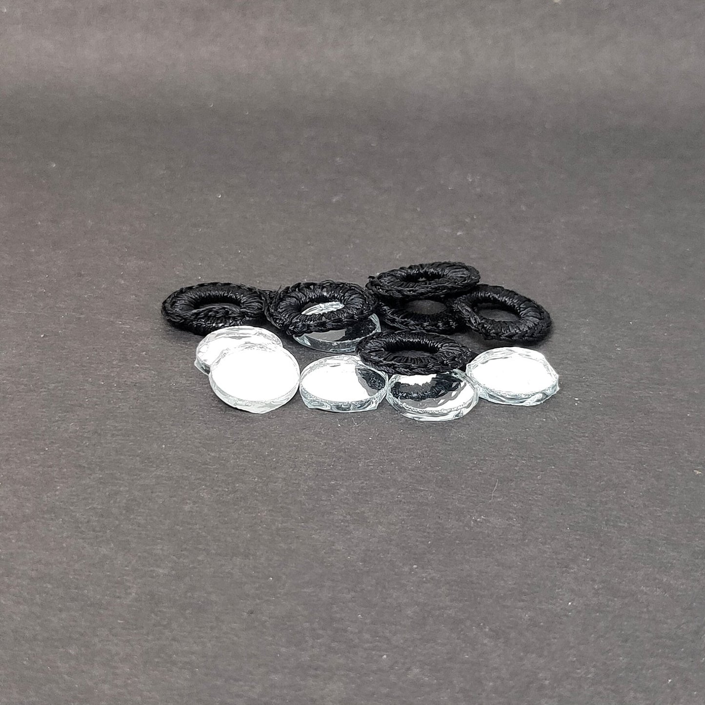 20 mm Frame with Mirror Beads for Various DIY and Craft Work (12 Beads) 96-18