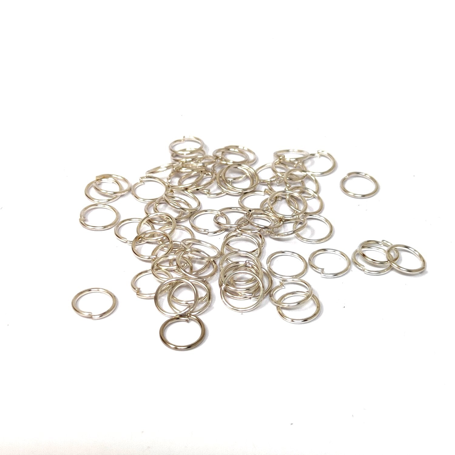 6mm Silver Jump Rings for Making Earrings and Jewellery (100 Pcs) 96