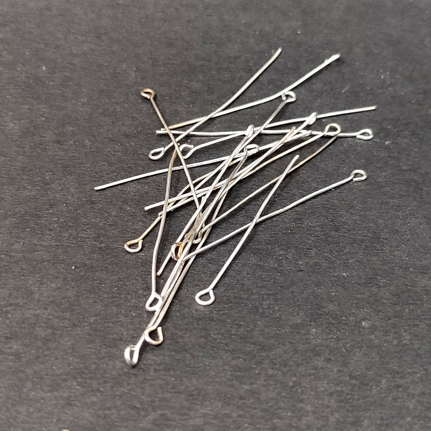 5 cm Silver Eye Pins for Making Earrings and Jewellery (25 Pcs) - 96-25