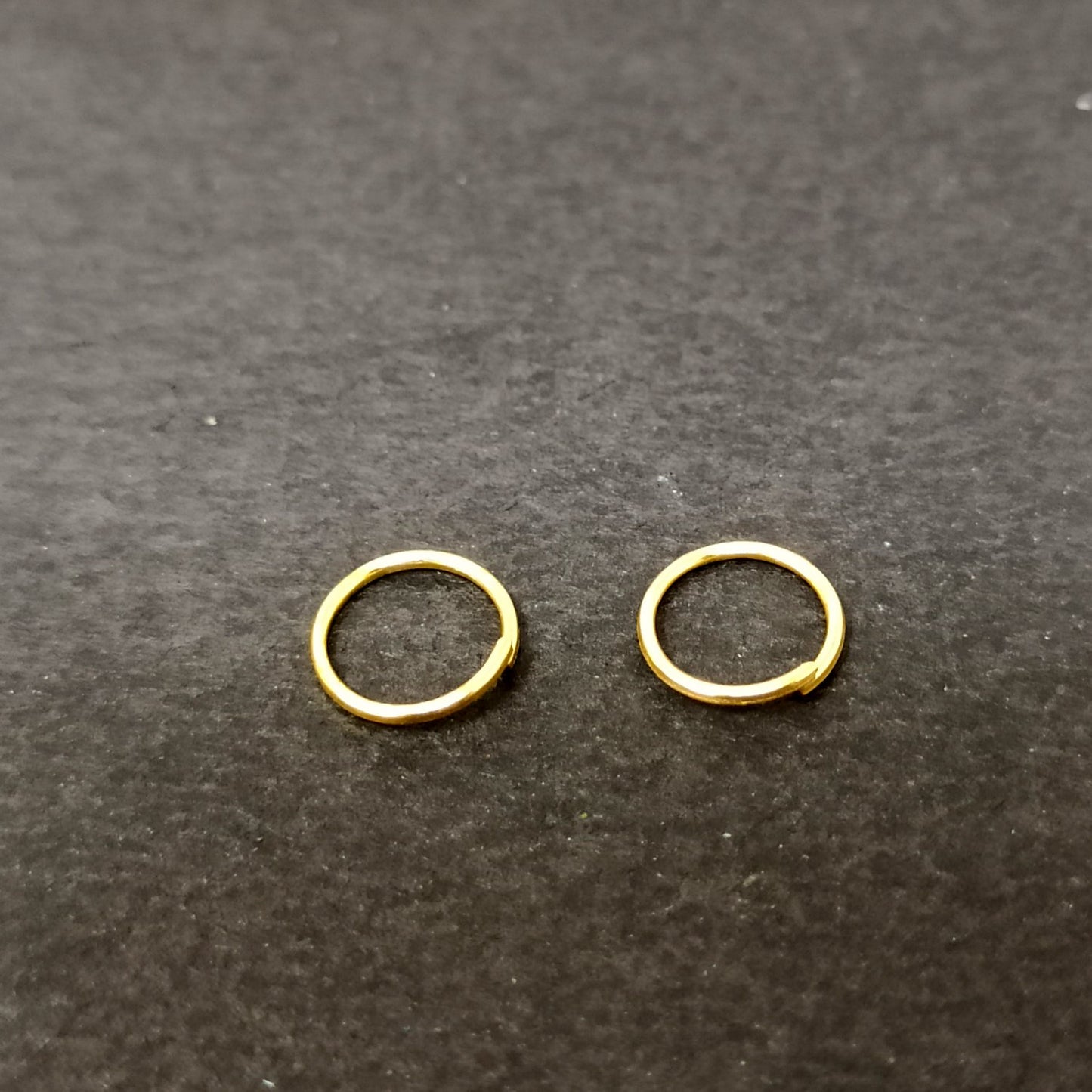 6mm Golden Jump Rings for Making Earrings and Jewellery (100 Pcs) - 96-34