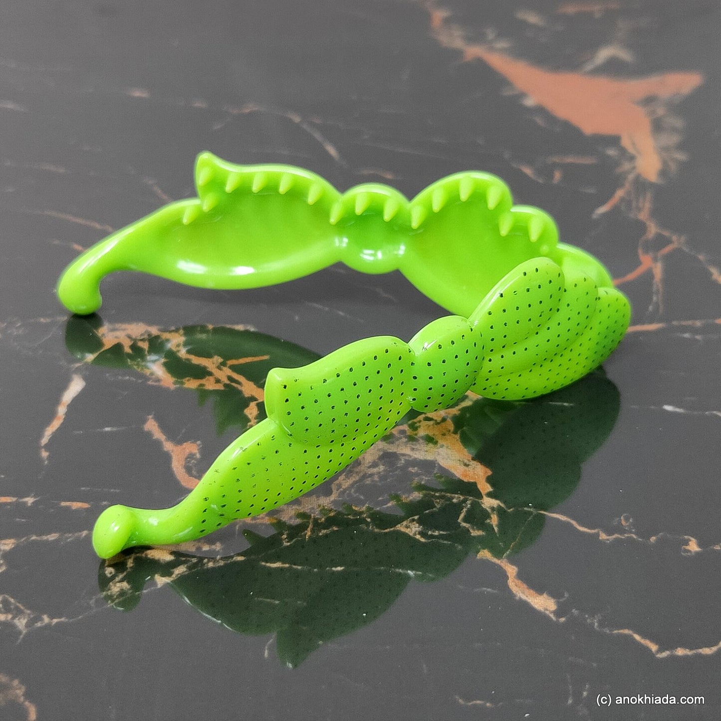 Butterfly Design Small Green Banana Hair Clip for Girls & Woman (98-16k Banana Hair Clips)