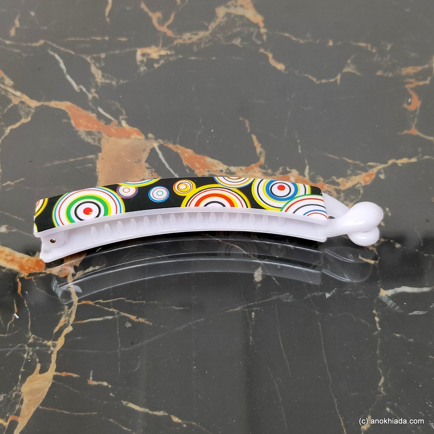 Textured Banana Hair Clip for Girls & Woman (98-22a Banana Hair Clips)