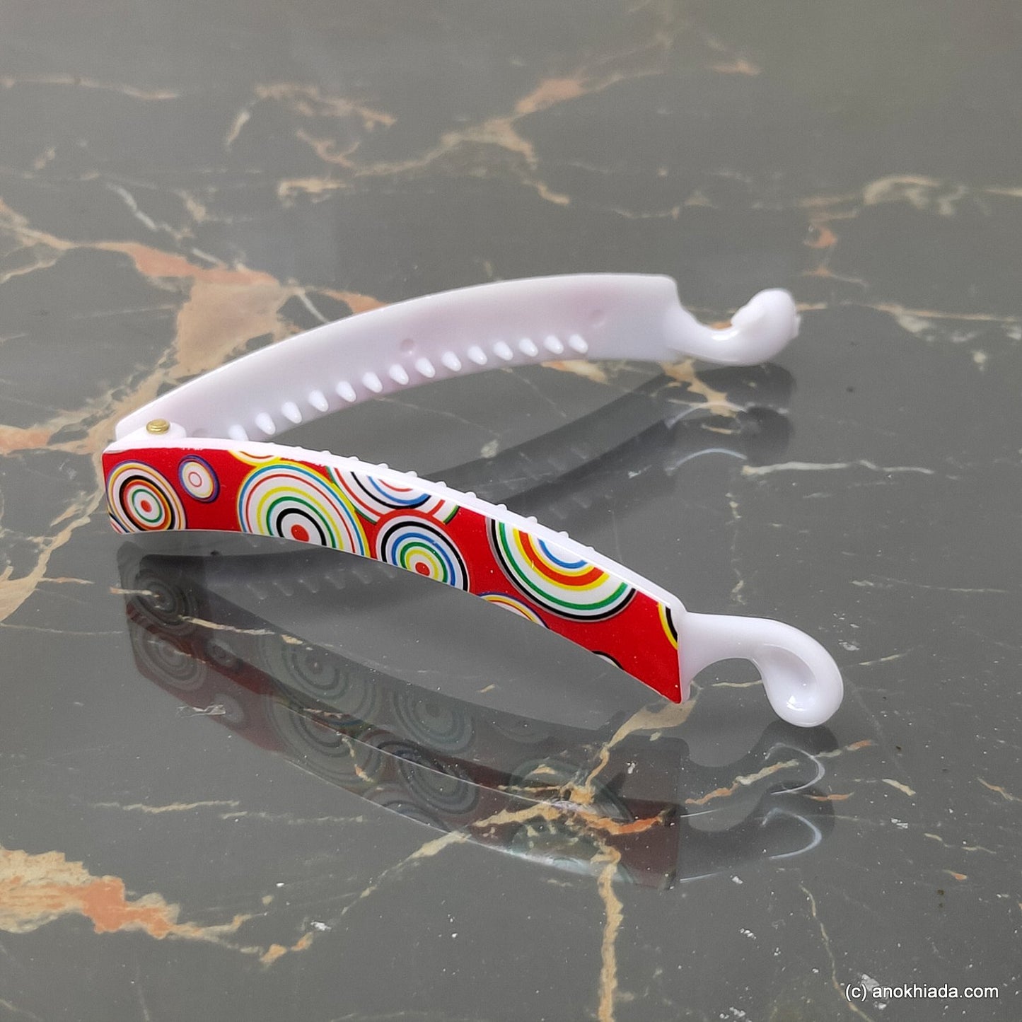 Textured Banana Hair Clip for Girls & Woman (98-22b Banana Hair Clips)