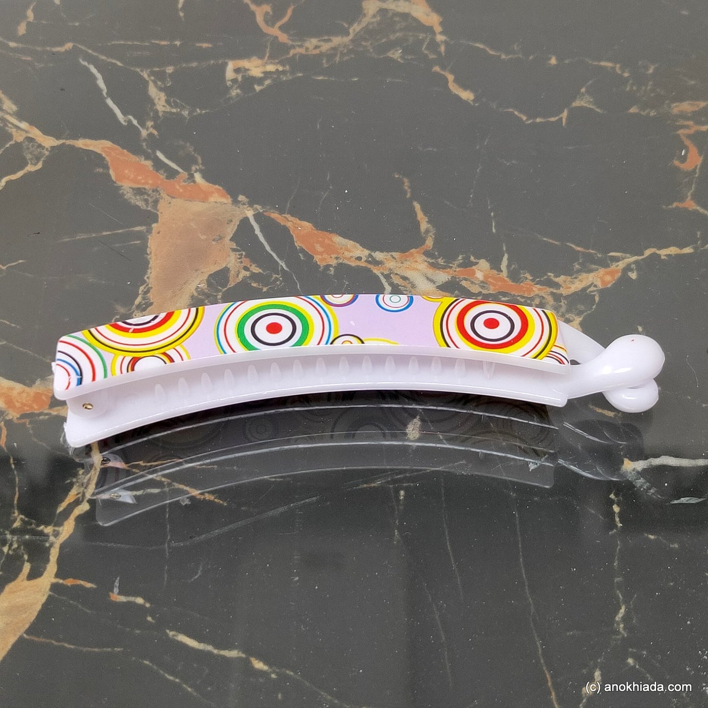 Textured Banana Hair Clip for Girls & Woman (98-22c Banana Hair Clips)