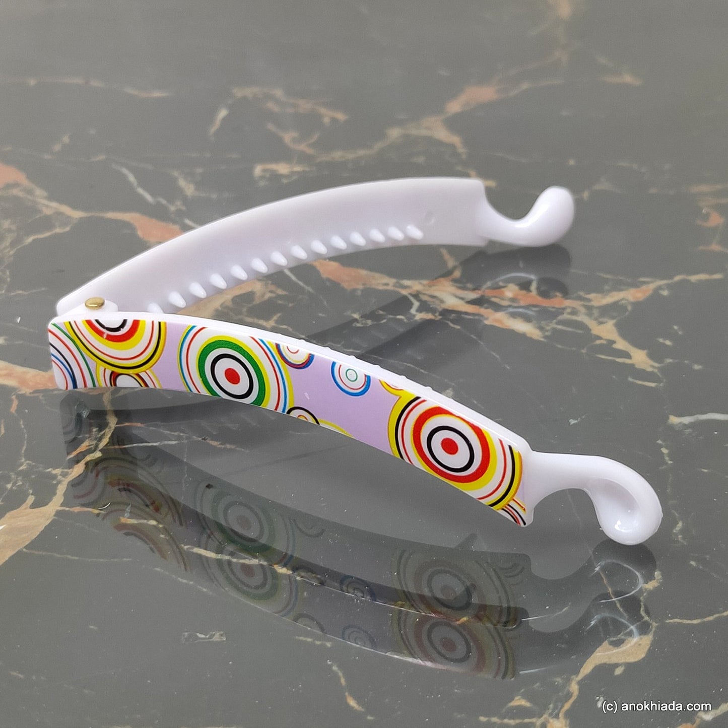 Textured Banana Hair Clip for Girls & Woman (98-22c Banana Hair Clips)