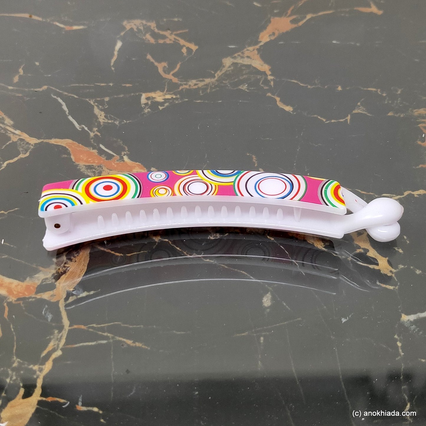 Textured Banana Hair Clip for Girls & Woman (98-22d Banana Hair Clips)