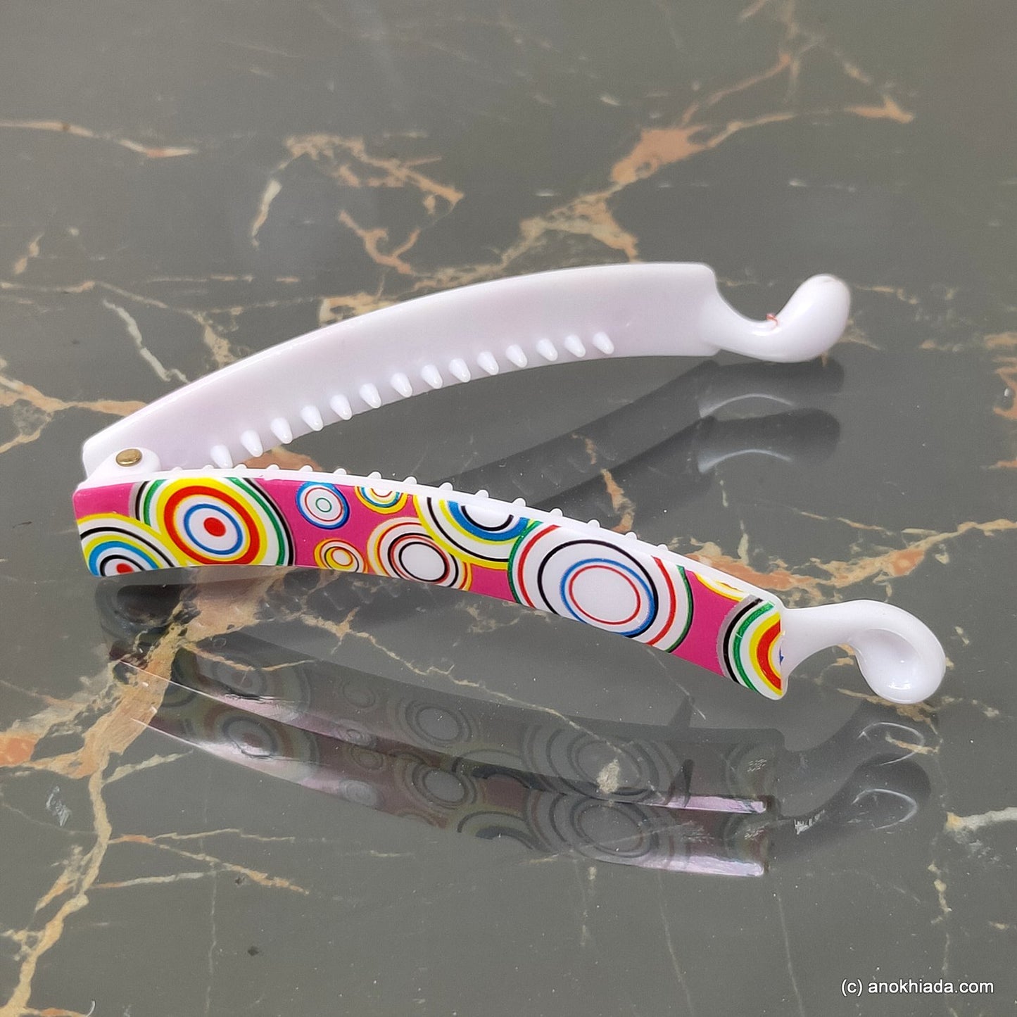 Textured Banana Hair Clip for Girls & Woman (98-22d Banana Hair Clips)
