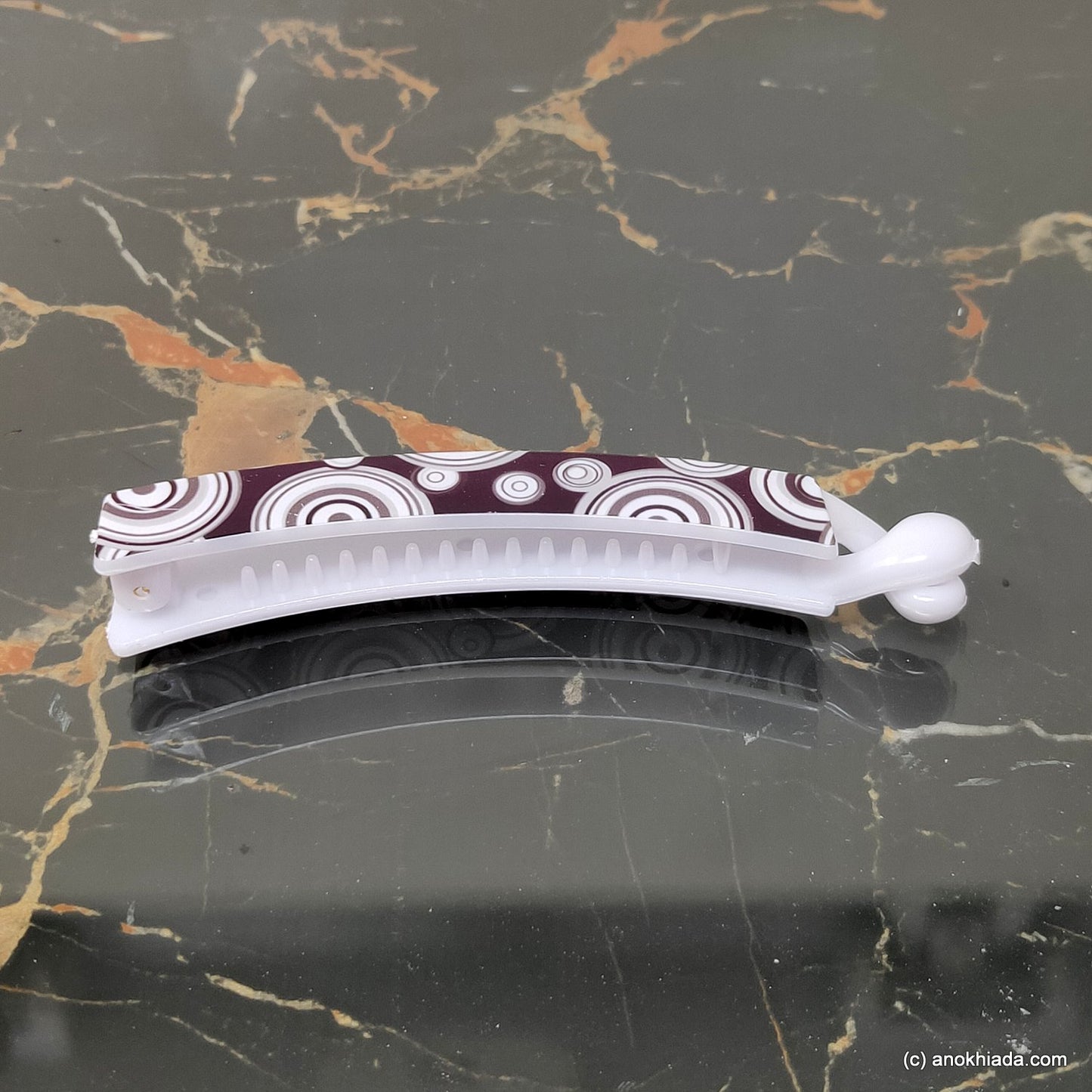 Textured Banana Hair Clip for Girls & Woman (98-22f Banana Hair Clips)