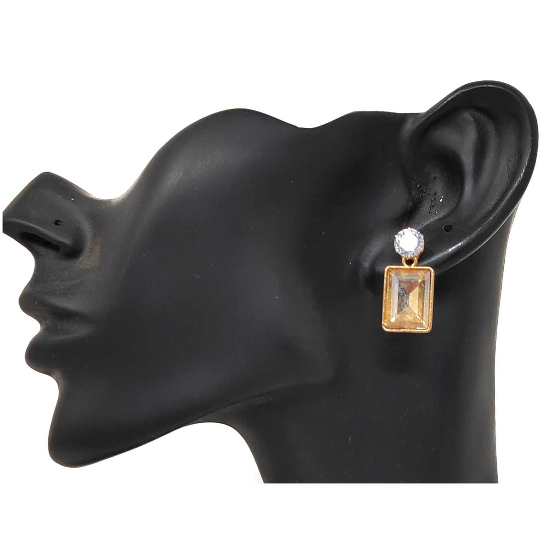 Anokhi Ada Metal Drop Earrings for Girls and Women (Golden)-AA-04