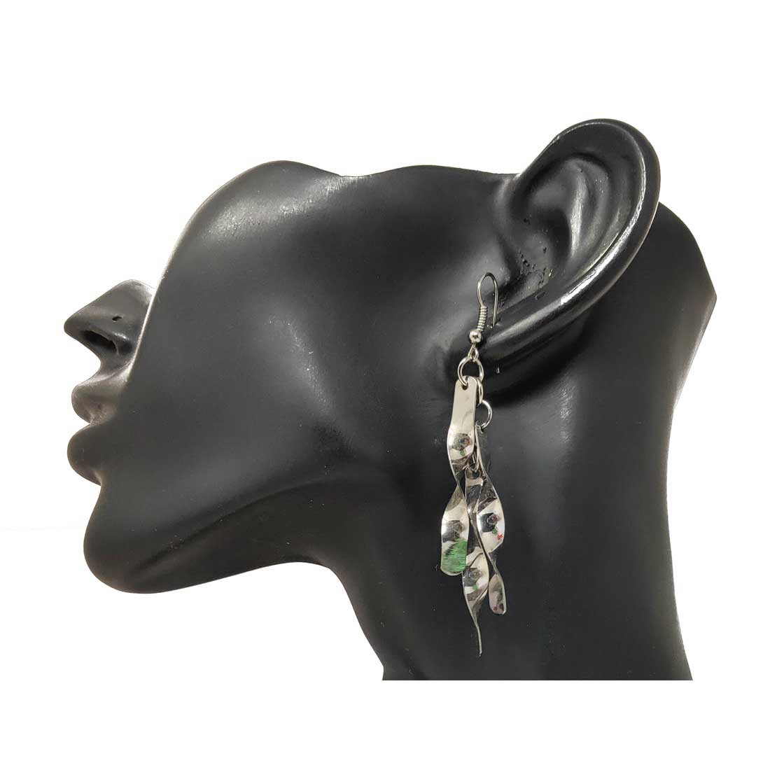 Anokhi Ada Metal Drop and Dangle Earrings for Girls and Women (Silver)-AC-02
