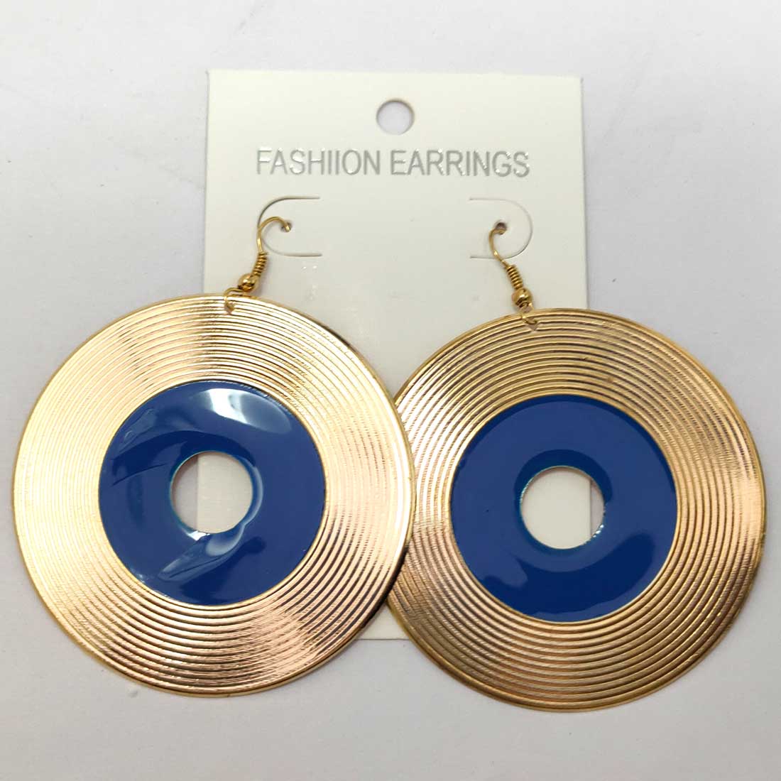Anokhi Ada Metal Dangle  Earrings for Girls and Women (Golden and Voilet)-AD-08