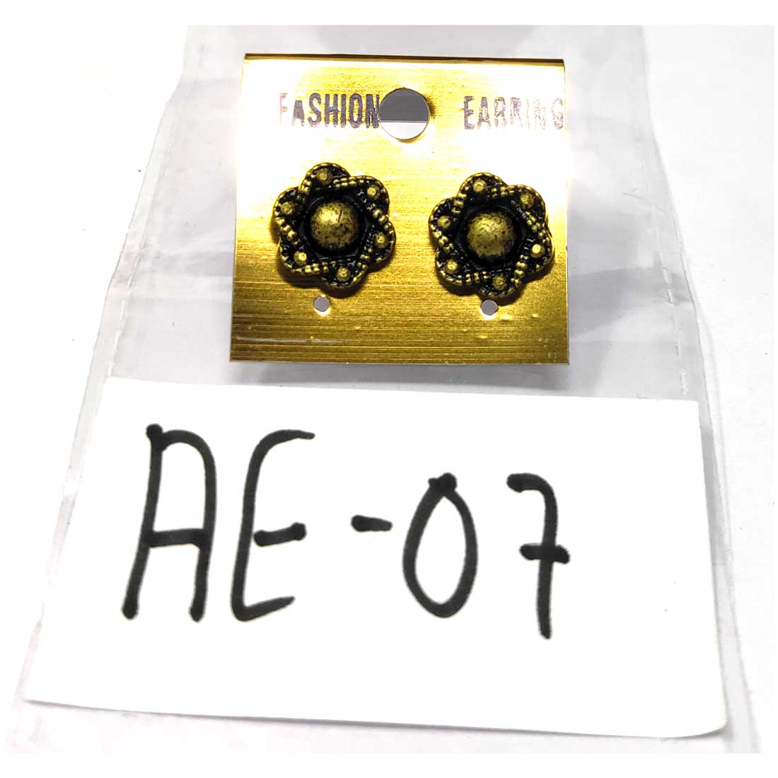 Anokhi Ada Metal Studs Earrings for Girls and Women ( Copper )-AE-07