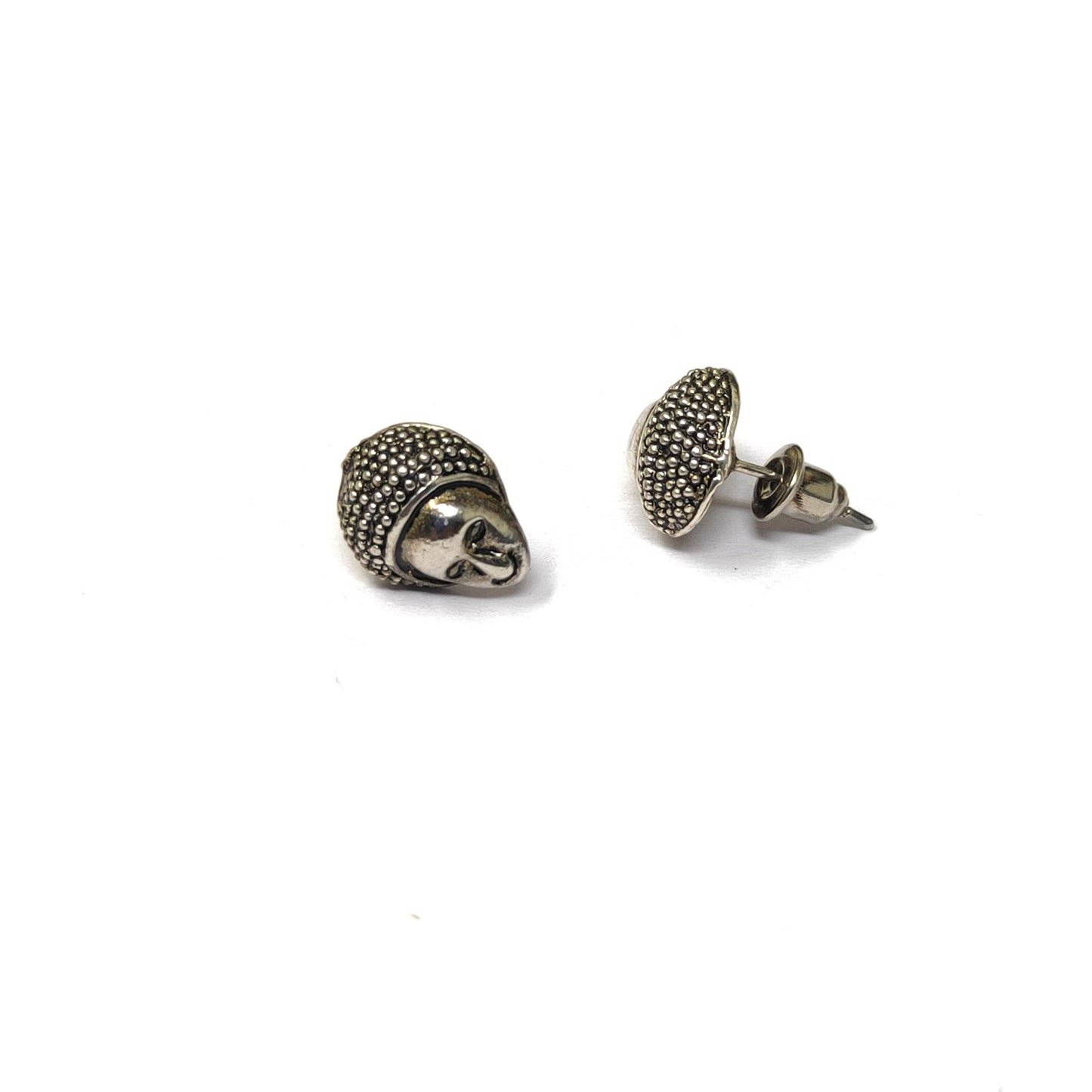 Anokhi Ada Metal Stud Earrings for Girls and Women (Silver)-AG-27
