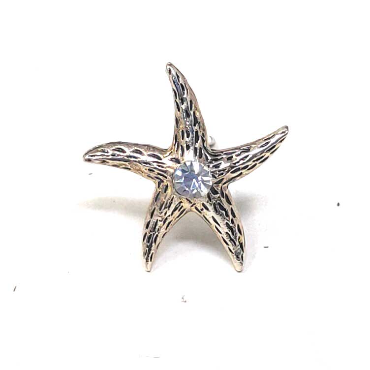 Anokhi Ada Metal Stud Earrings for Girls and Women (Silver)-AG-35
