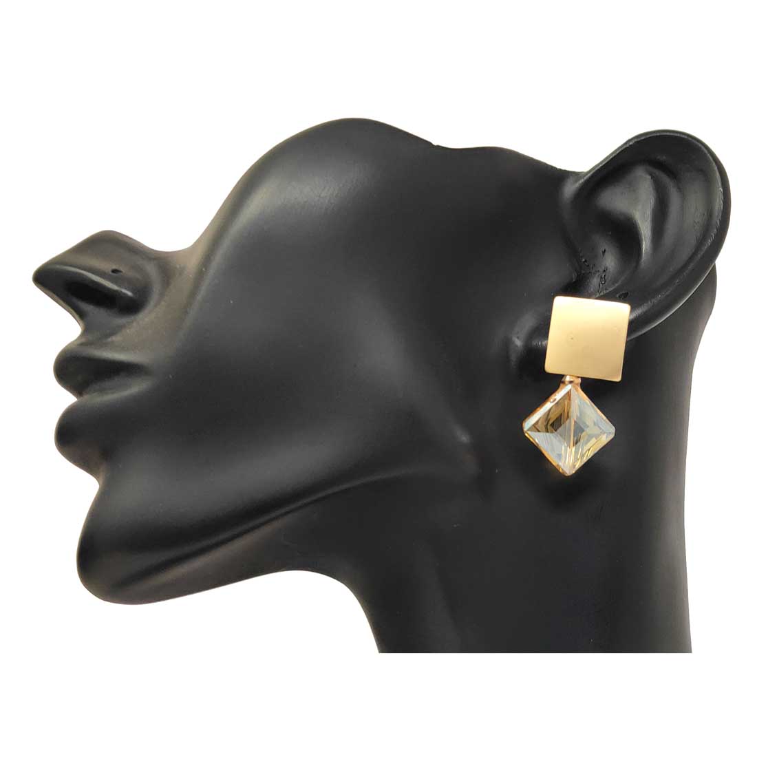 Anokhi Ada Metal Drop and Dangle Earrings for Girls and Women (Golden)-AK-13