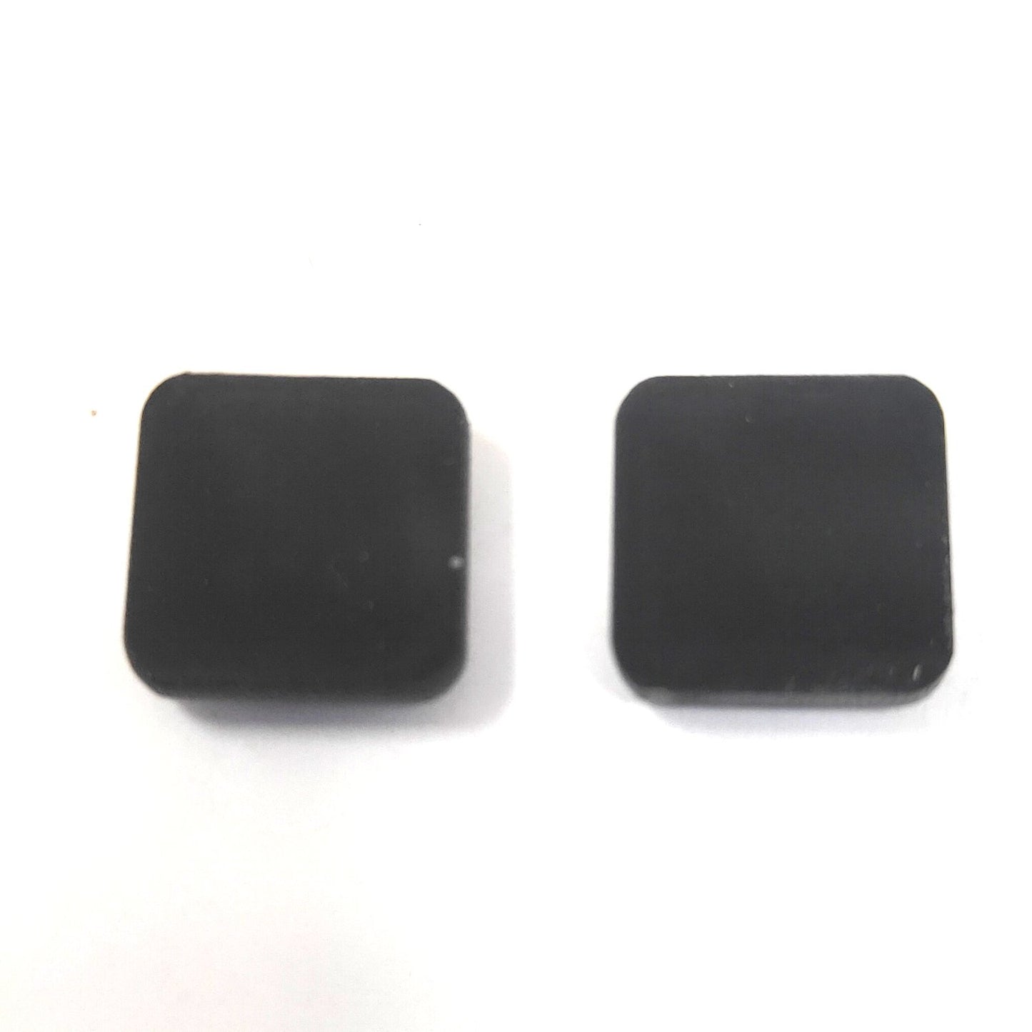 Anokhi Ada Plastic Magnetic Stud Earrings for both Girls and Boys (Black)-AL-14