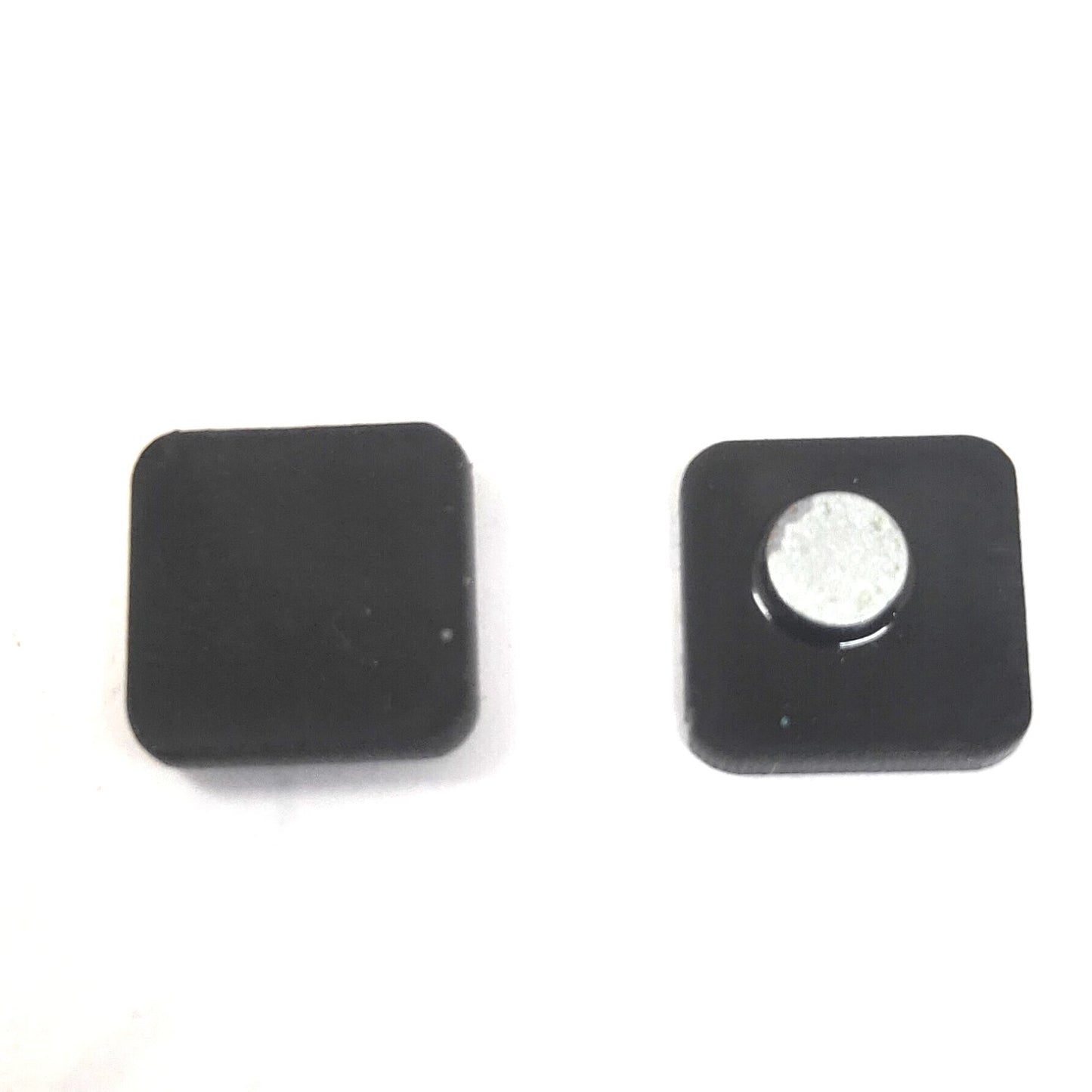 Anokhi Ada Plastic Magnetic Stud Earrings for both Girls and Boys (Black)-AL-14