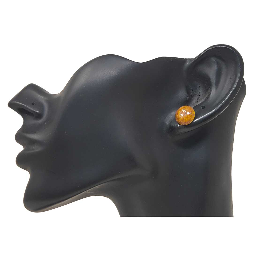 Anokhi Ada Glass Stud Earrings for Girls and Women (Yellow)-AM-09