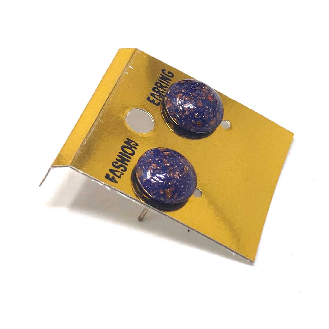 Anokhi Ada Glass Stud Earrings for Girls and Women (Violet)-AM-14