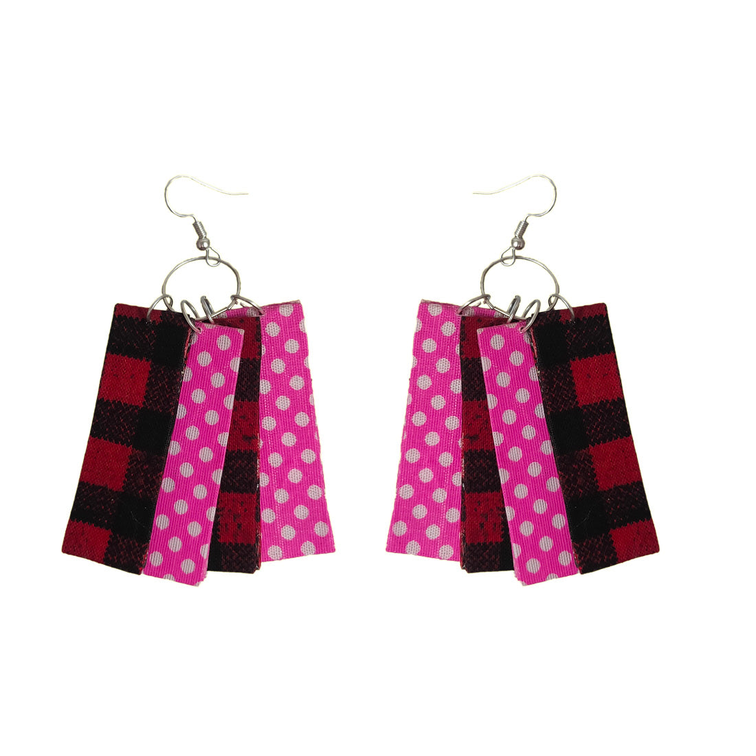 Anokhi Ada Multi-Colour Handmade Fabric Earring for Girls and Women (AN-15)