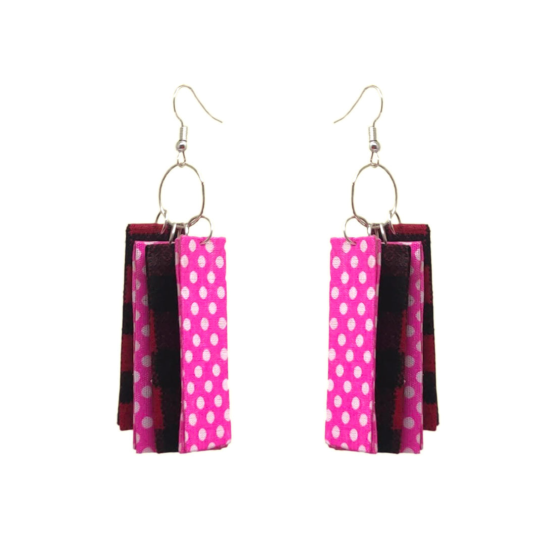 Anokhi Ada Multi-Colour Handmade Fabric Earring for Girls and Women (AN-15)