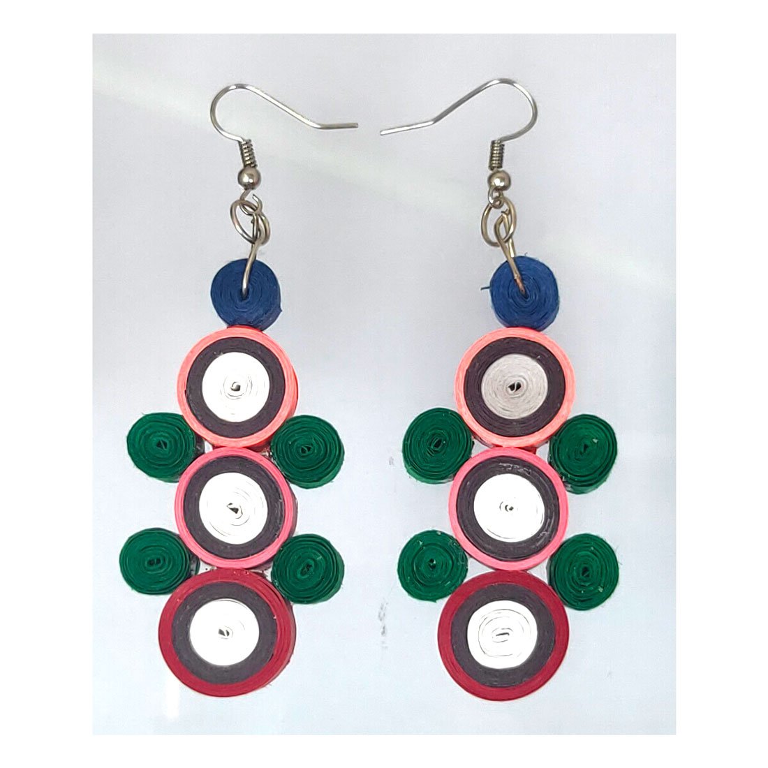 Anokhi Ada Multi-Colour Handmade Quilling Paper Earring for Girls and Women (AN-03) - Anokhiada.com