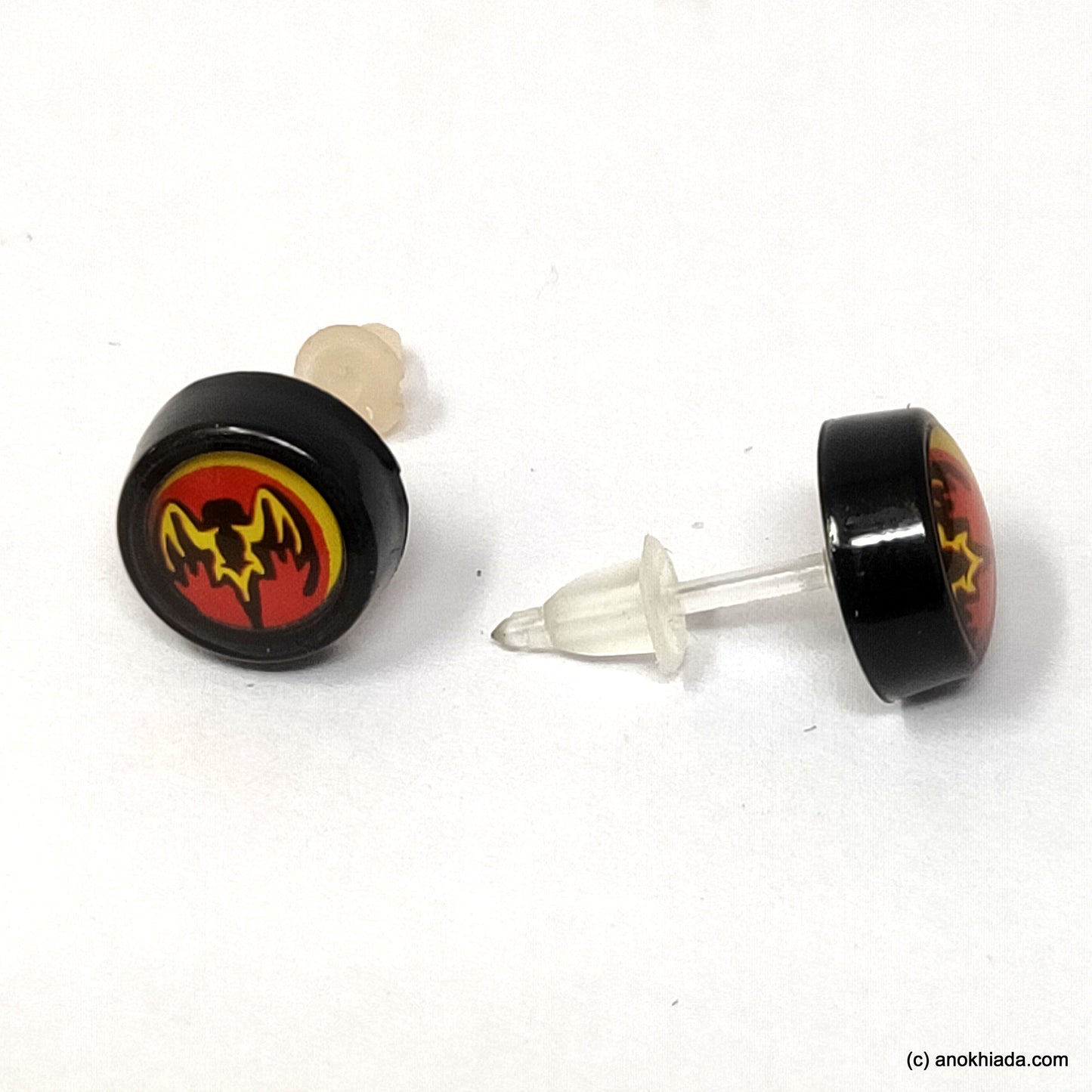 Anokhi Ada Designer Small Plastic Stud Earrings for Girls (AR-17c)