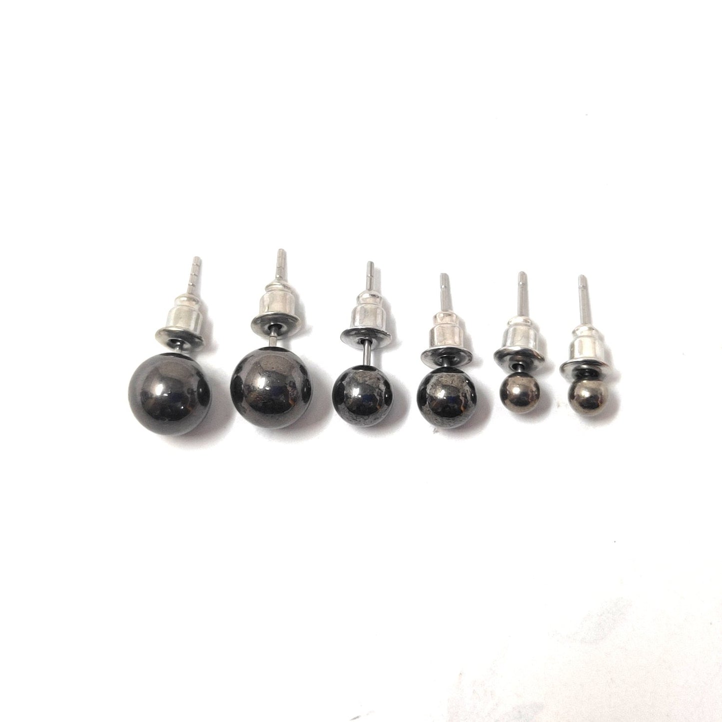 Anokhi Ada Round Stud Earrings Combo of Three for Girls ( Antique, AS-01)