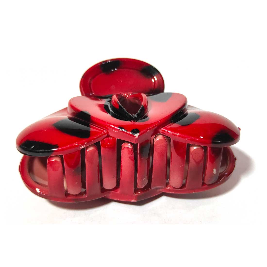 Anokhi Ada Large Butterfly Plastic Hair Clutcher for Girls and Women (Red) (BA-1.1)