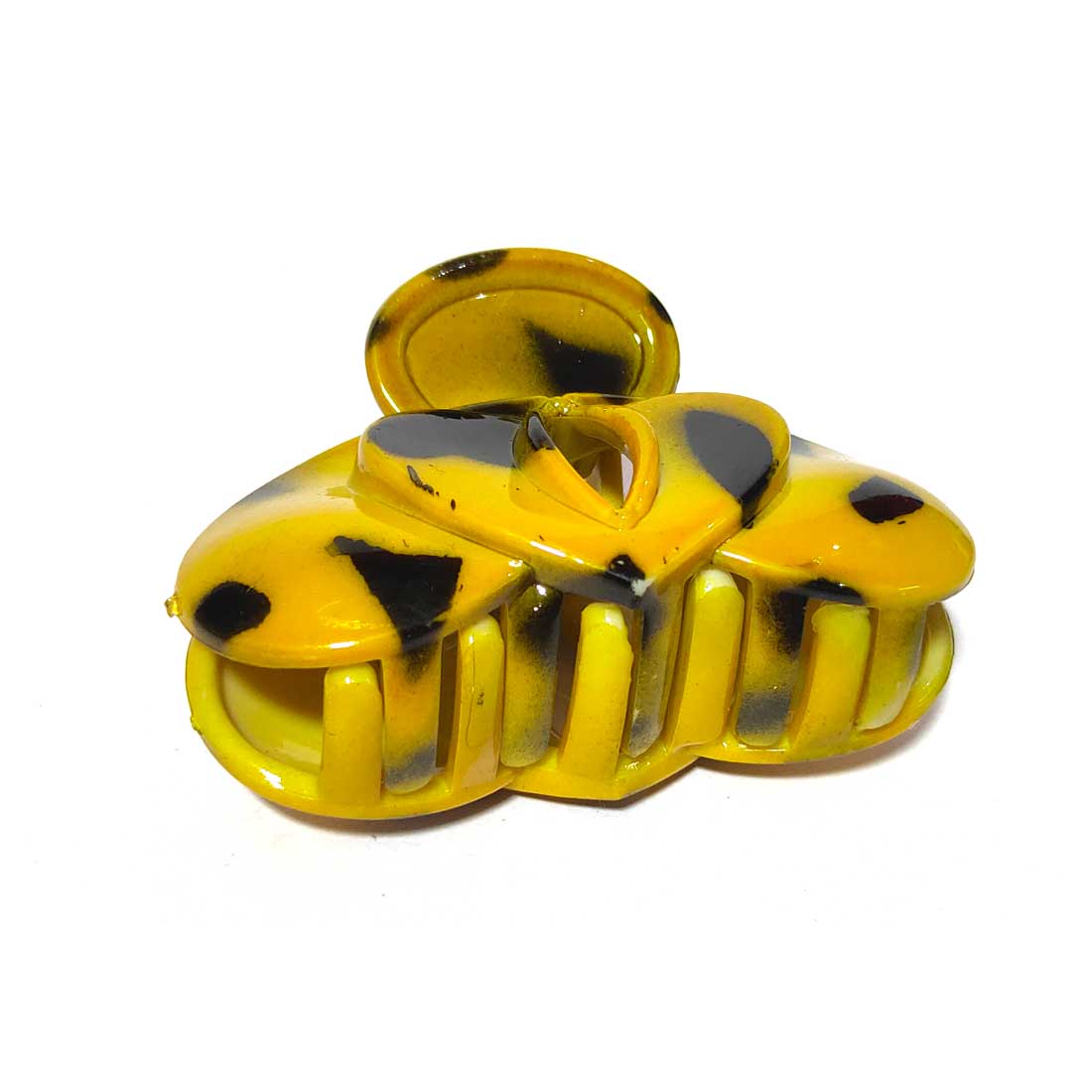 Anokhi Ada Large Butterfly Plastic Hair Clutcher for Girls and Women (Yellow) (BA-1.2)