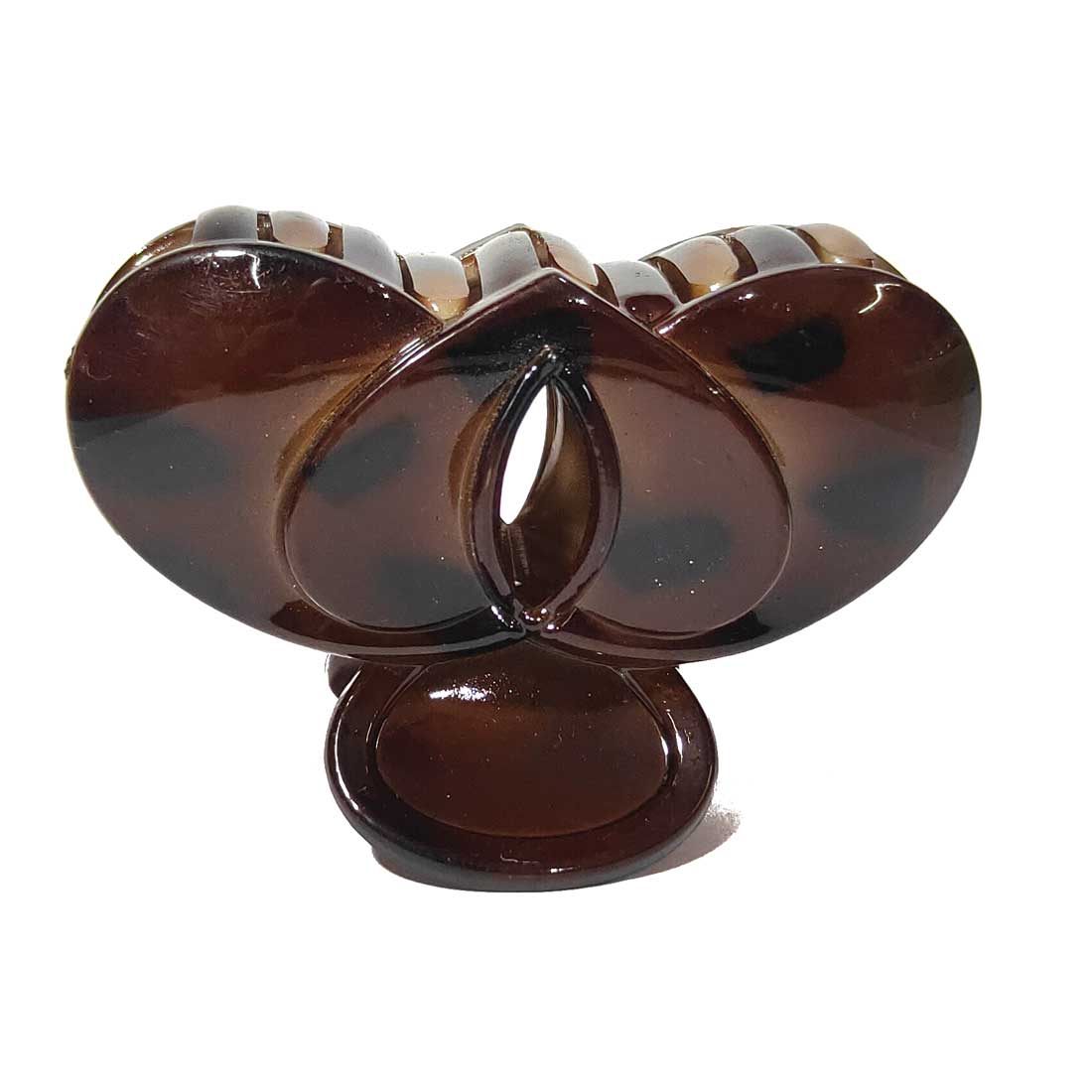 Anokhi Ada Large Butterfly Plastic Hair Clutcher for Girls and Women (Brown) (BA-1.4)