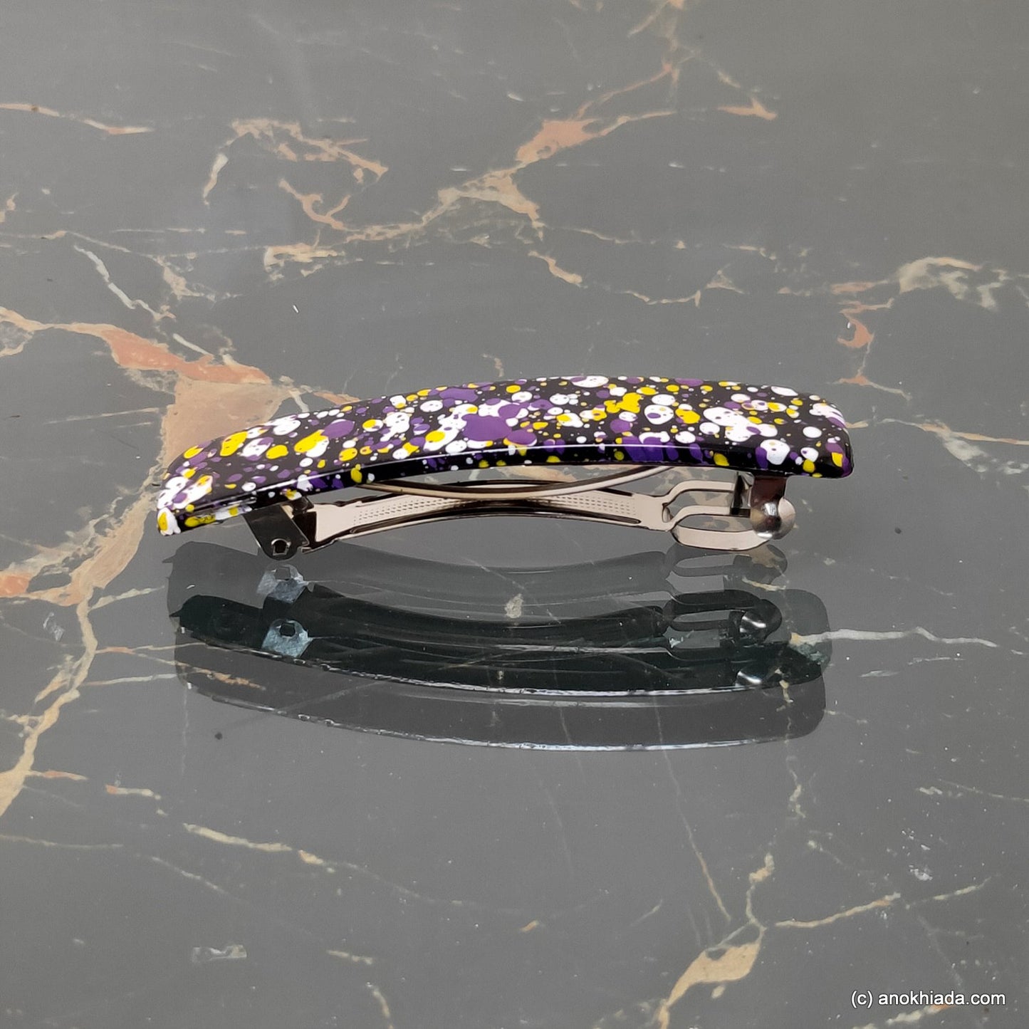 Textured French Barrette Hair Clip for Girls & Woman ( BD-01C )