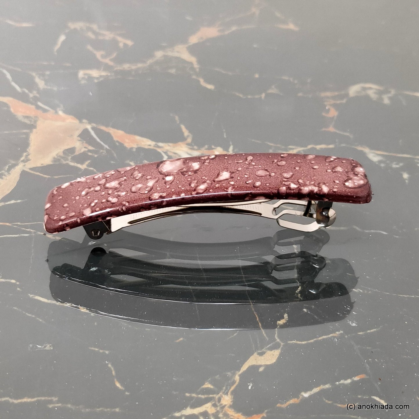 Textured French Barrette Hair Clip for Girls & Woman (Set of 3 French Barrette, BD-02)