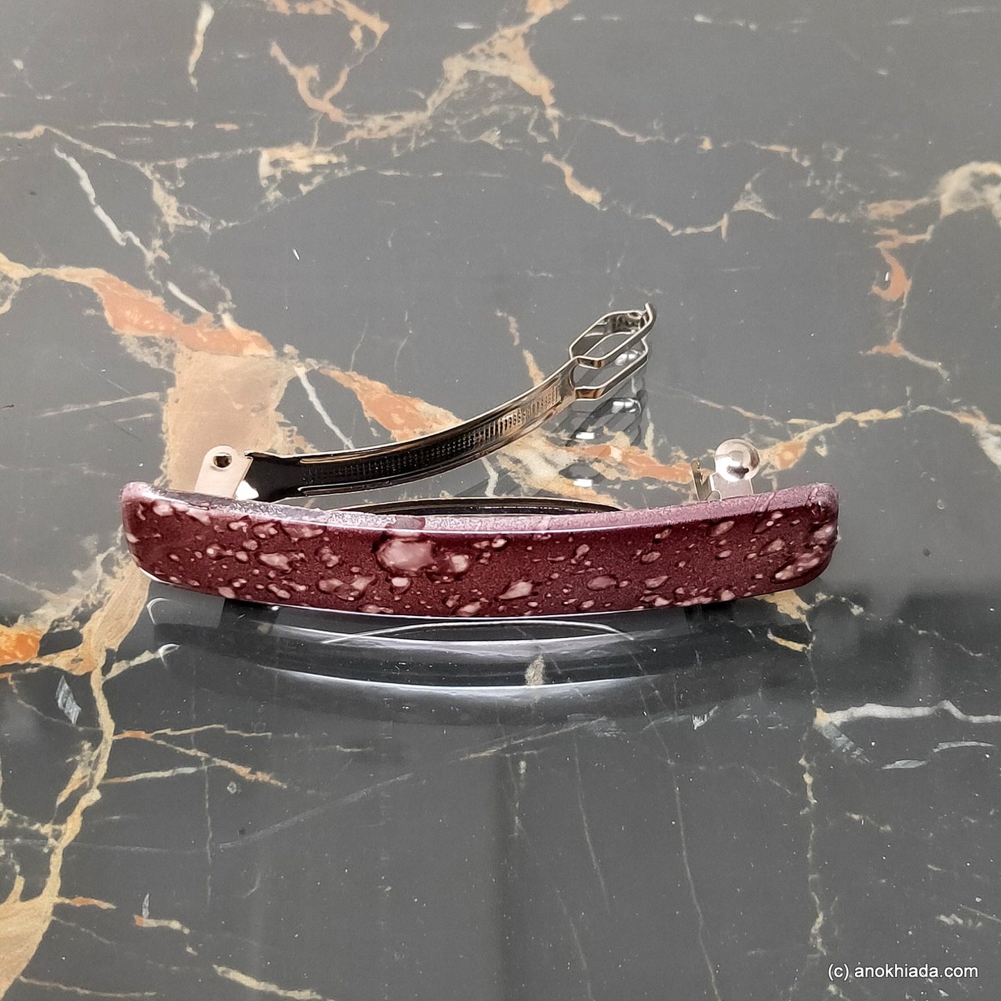 Textured French Barrette Hair Clip for Girls & Woman ( BD-02A )
