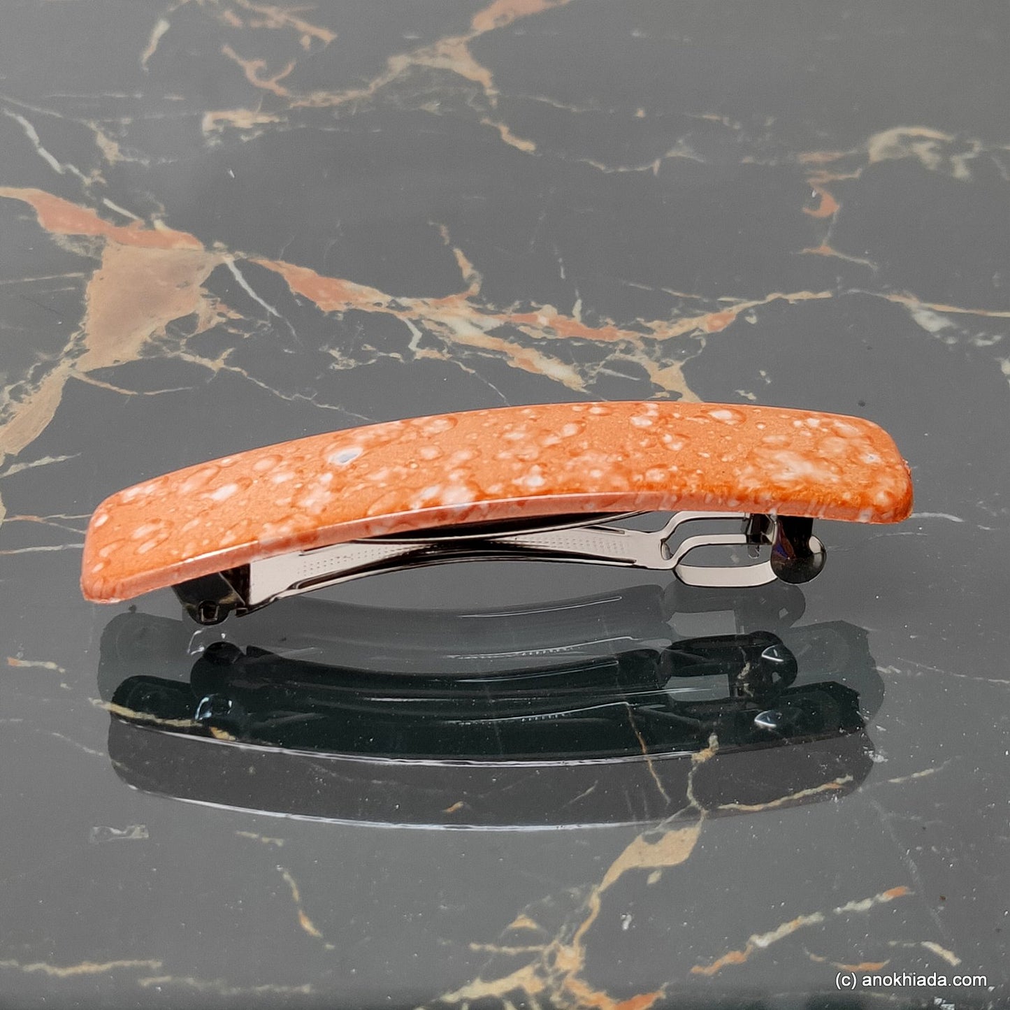 Textured French Barrette Hair Clip for Girls & Woman ( BD-02B )