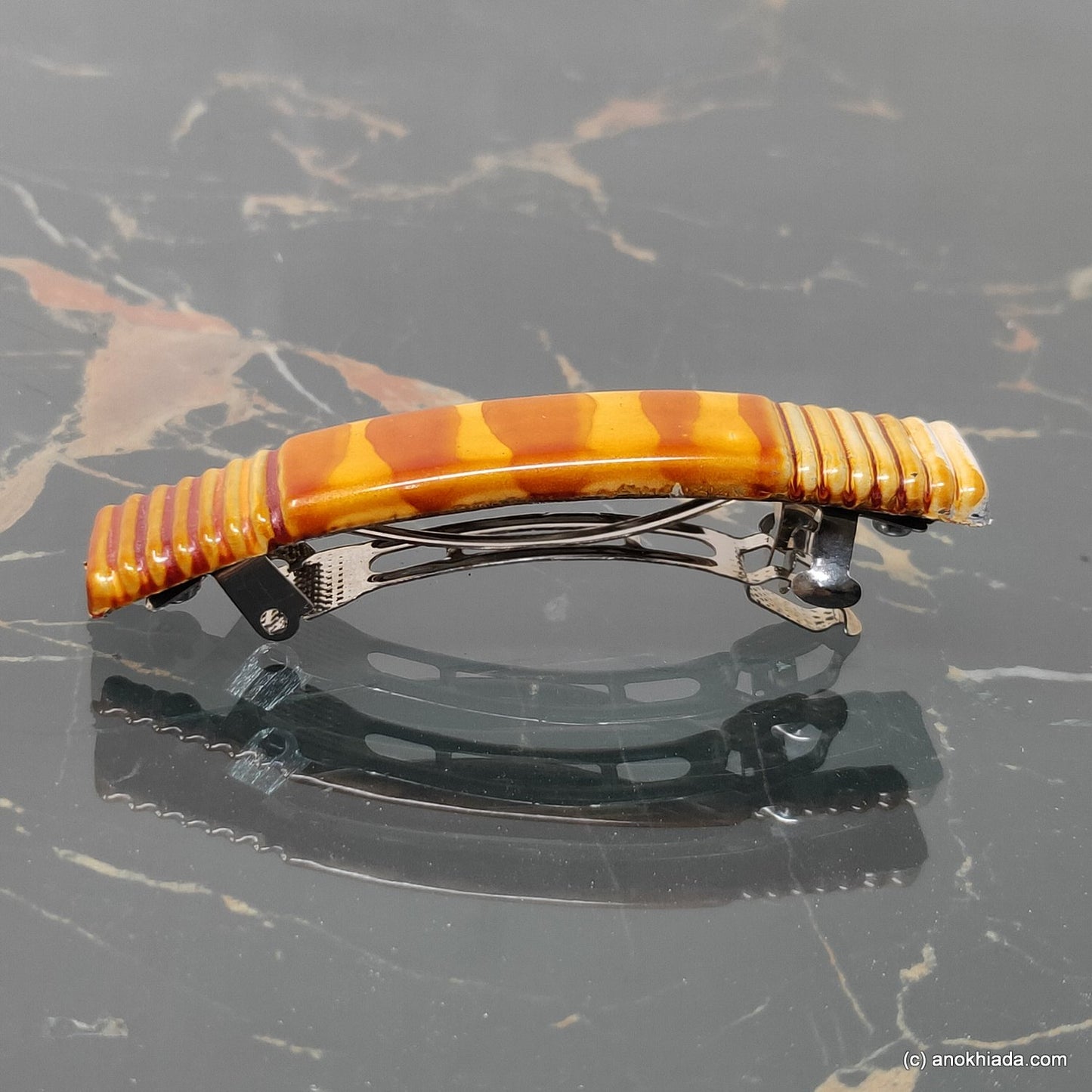 Textured French Barrette Hair Clip for Girls & Woman ( BD-03A )