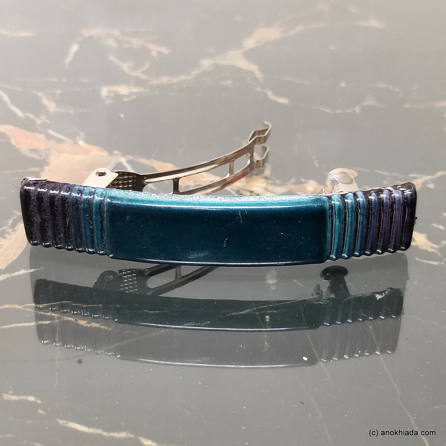 Textured French Barrette Hair Clip for Girls & Woman (Set of 3 French Barrette, BD-04)