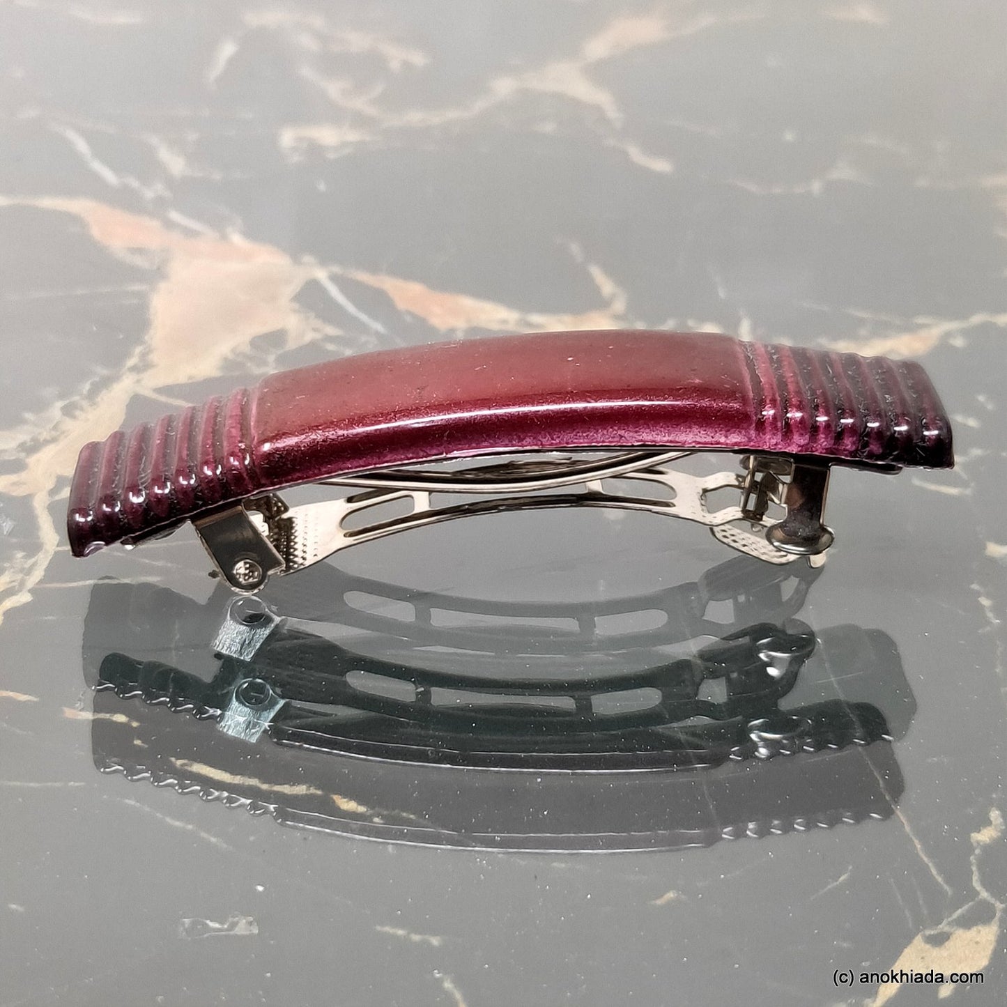 Textured French Barrette Hair Clip for Girls & Woman ( BD-04A )