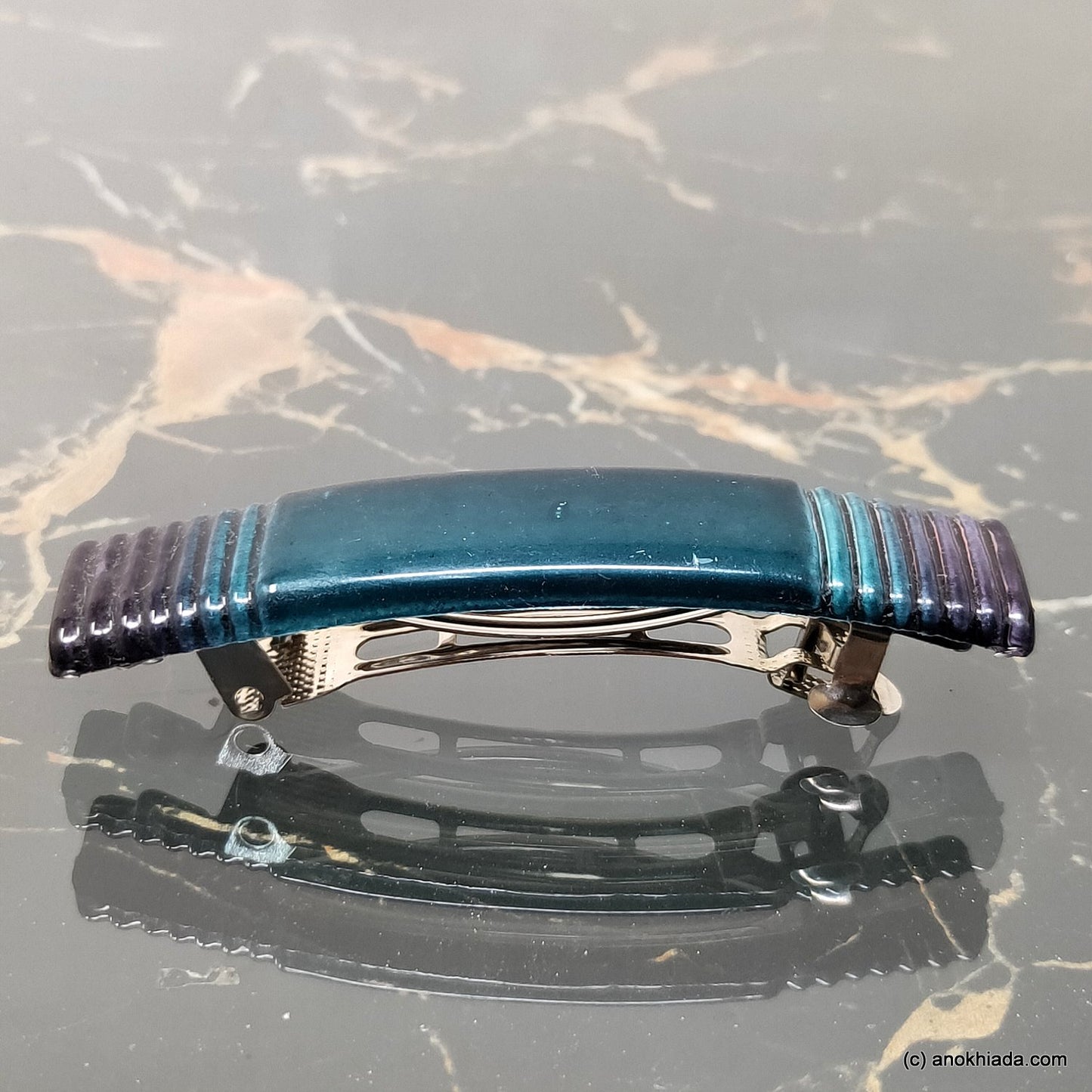 Textured French Barrette Hair Clip for Girls & Woman ( BD-04C )