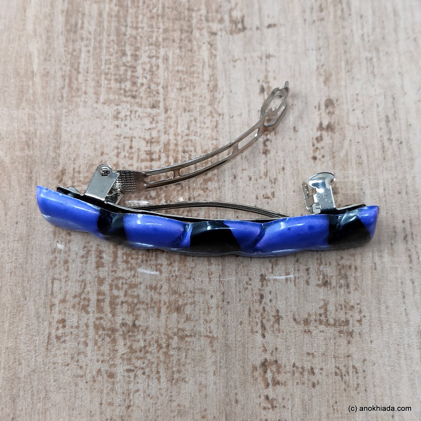 Textured French Barrette Hair Clip for Girls & Woman ( BD-05E )