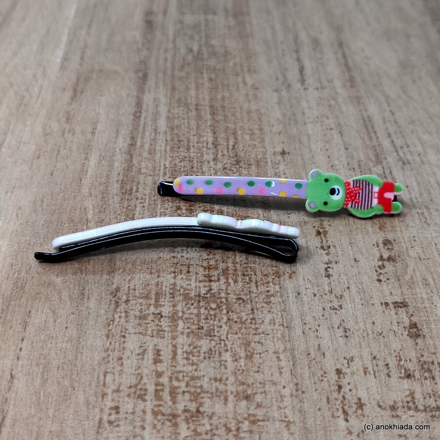 Anokhi Ada Teddy Design Bob Pins for Girls (Bob Pin-BE-03)
