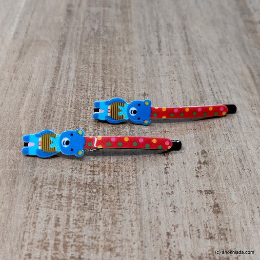 Anokhi Ada Teddy Design Bob Pins for Girls (Bob Pin-BE-04)