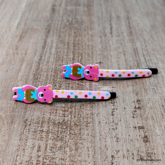 Anokhi Ada Teddy Design Bob Pins for Girls (Bob Pin-BE-05)