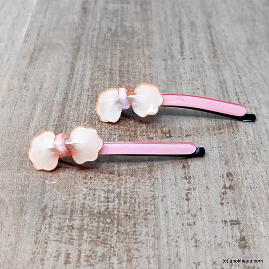 Anokhi Ada Bow Design Bob Pins for Girls (Bob Pin-BE-20)